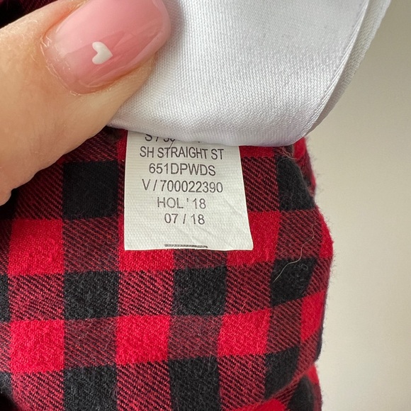 Gap plaid flannel lined chinos pants olive green mens 32 x 32 - Picture 9 of 9